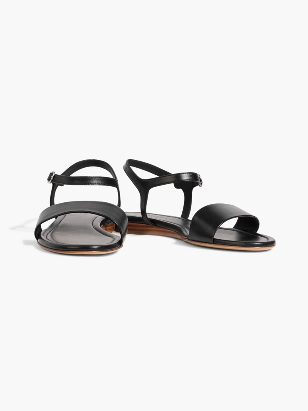 Gabriela Hearst Black Leather Alexi Sandals